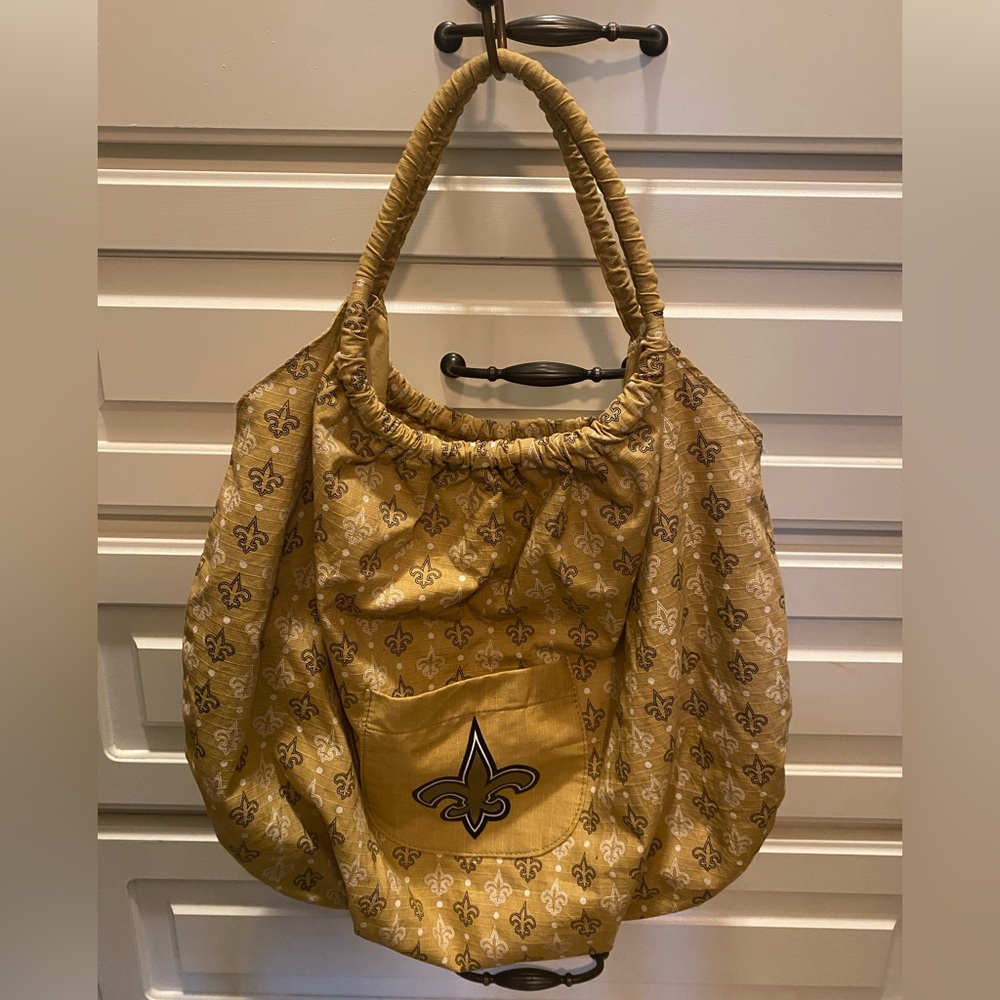 NFL Saints Large Shoulder Totebag